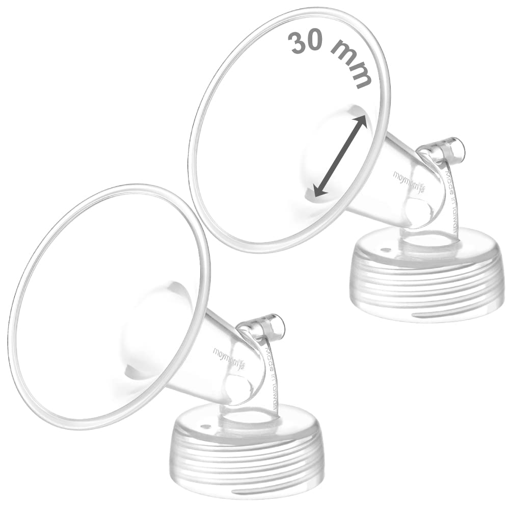 Pieza de bomba Maymom de cuello ancho para S1/S2; incluye Embudo de boca ancha; repuesto no original; reemplaza el protector de 30 mm de dos Embudos de Spectra.