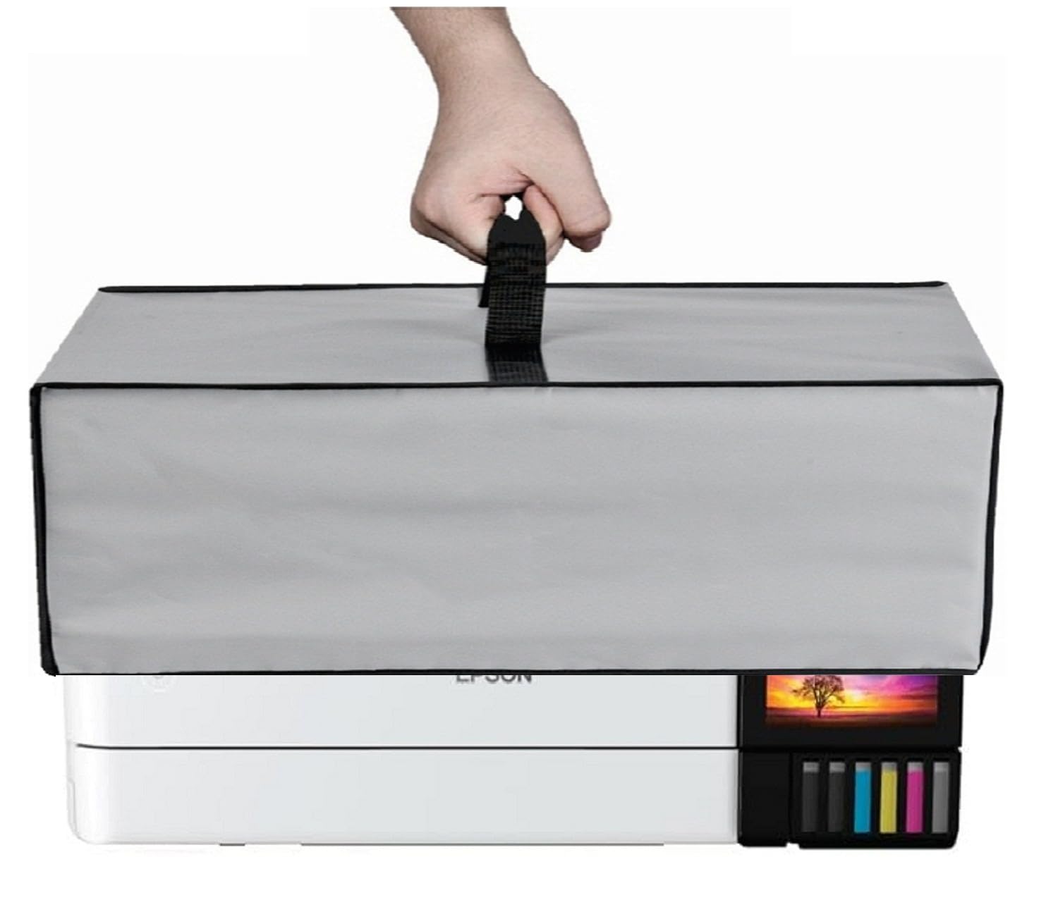 Impresora resistente al agua de doble capa para impresora Epson Photo ET-8550 Wireless Wide Formatat All-in-One Supertank impresora (gris plateado)
