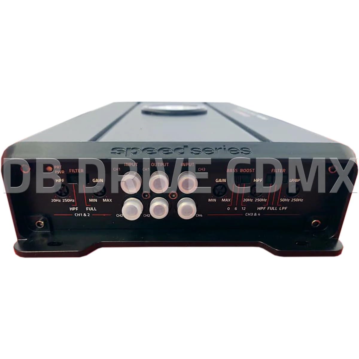 DB Drive - Amplificador 4 Canales SPRO2500.4 2500 Watts Clase AB 2 Ohms Speed Series