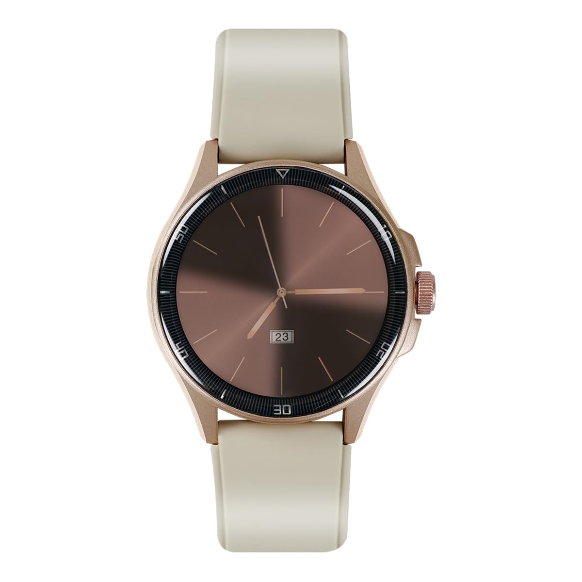 Smartwatch STF Kronos Beige Pantalla AMOLED 1.4 Pulgadas