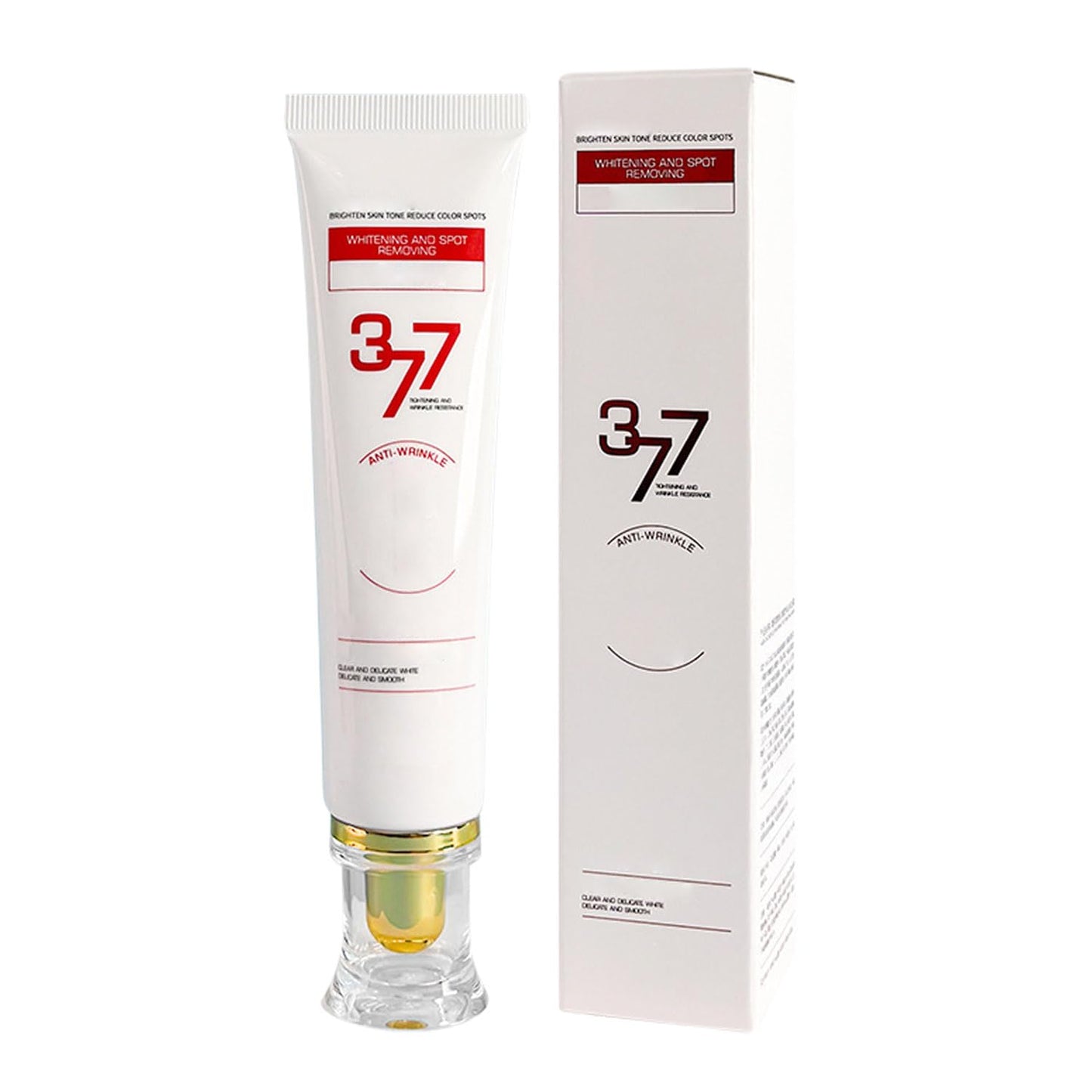 Crema Antiarrugas Rejuvenecedora con Péptidos y Colágeno para Rostro - Tratamiento Facial Reafirmante 377, 30ml