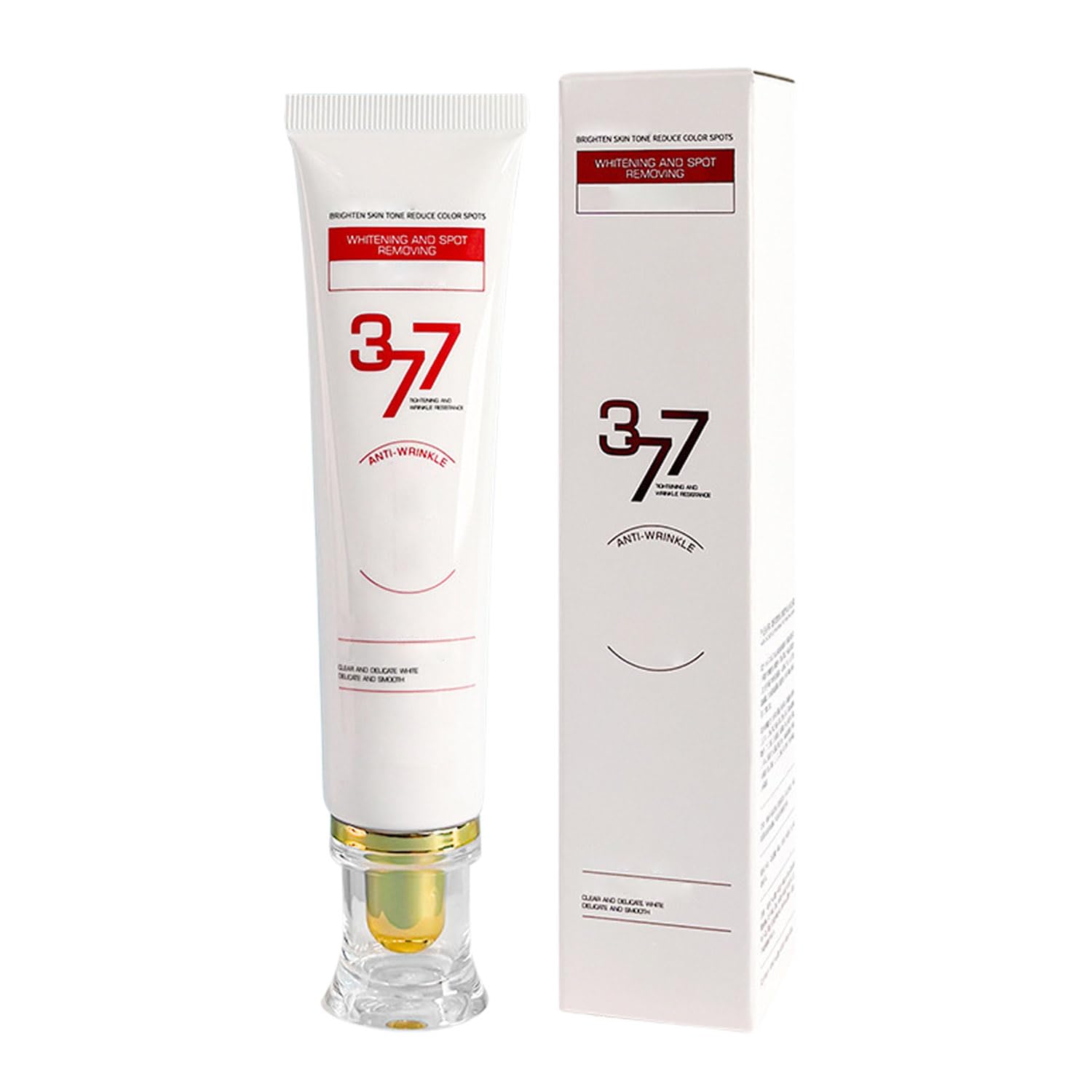 Crema Antiarrugas Rejuvenecedora con Péptidos y Colágeno para Rostro - Tratamiento Facial Reafirmante 377, 30ml