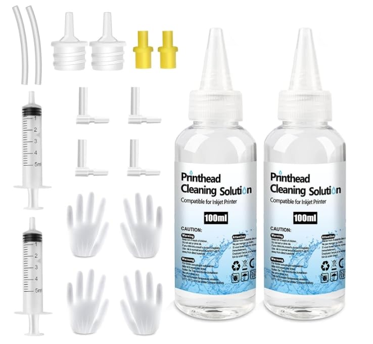 Kit de Limpieza de Cabezal de Impresión FANSHENG 200 ml para Impresoras HP Brother Canon para DTF