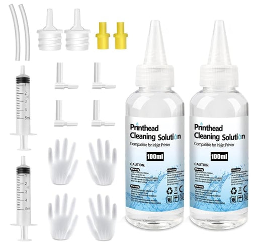 Kit de Limpieza de Cabezal de Impresión FANSHENG 200 ml para Impresoras HP Brother Canon para DTF