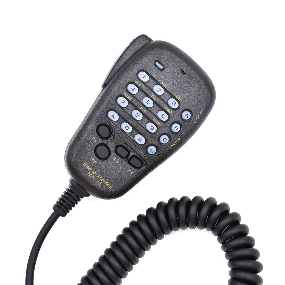 Kymate MH-48A6J - Micrófono de altavoz con botón para Yaesu FT-7800R FT-8800R FT-8900R FT-7900R FT-7100M1 FT-1900R FT-2600 FT-2800 FT1802 FT-1807 Mobile Radio micrófono de mano