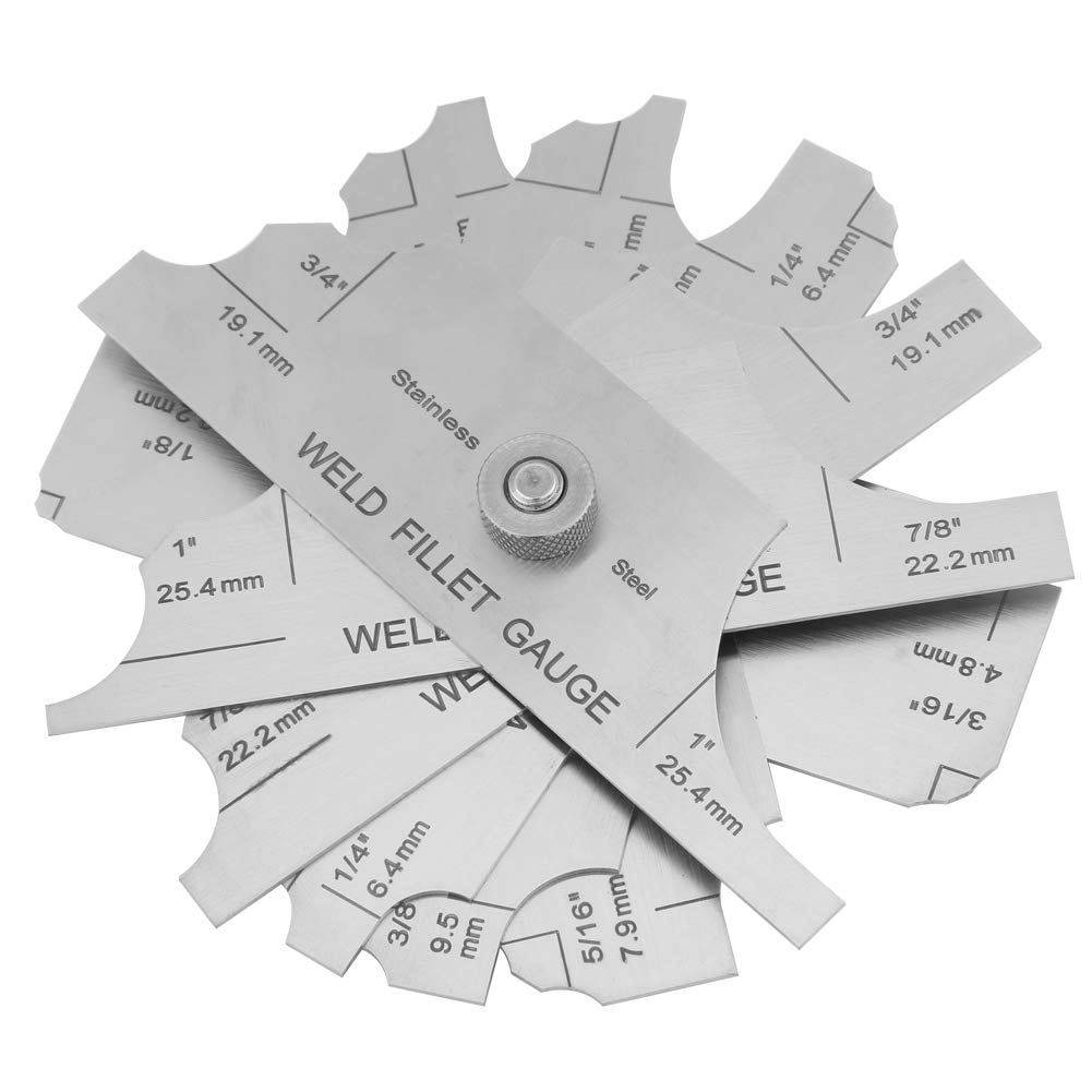 Calibre de soldadura Calibre, calibración Butt Filet Type Filet Weld Gauge, Welder Inspector Gauge, Inspection Gauge Pipeline Of Oil Fields Herramientas de medición de soldadura Inspección