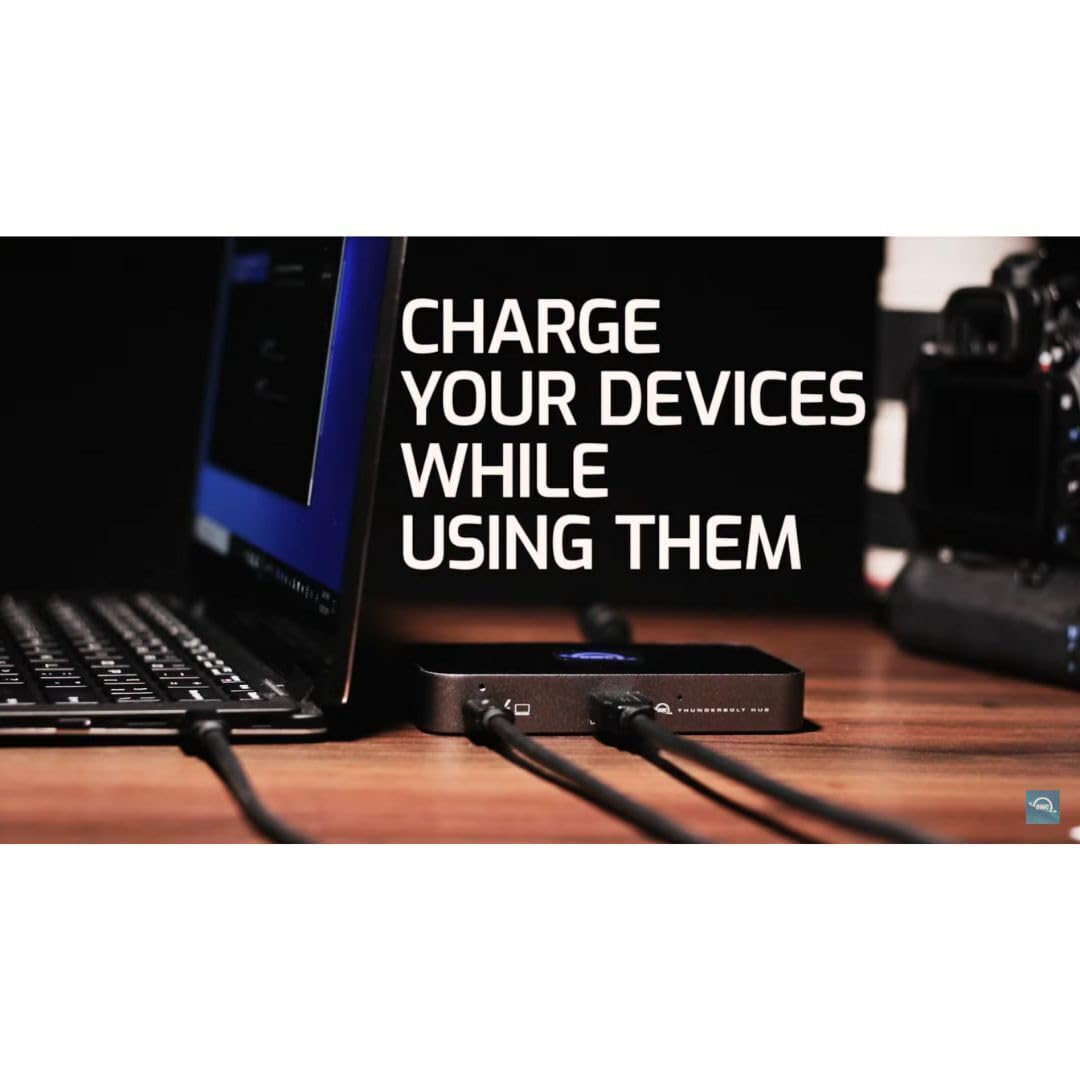 OWC Thunderbolt Hub, 5 puertos, compatible con Mac M1, Mac equipado con Thunderbolt 3 y Thunderbolt 4 PC (OWCTB4HUB5P)
