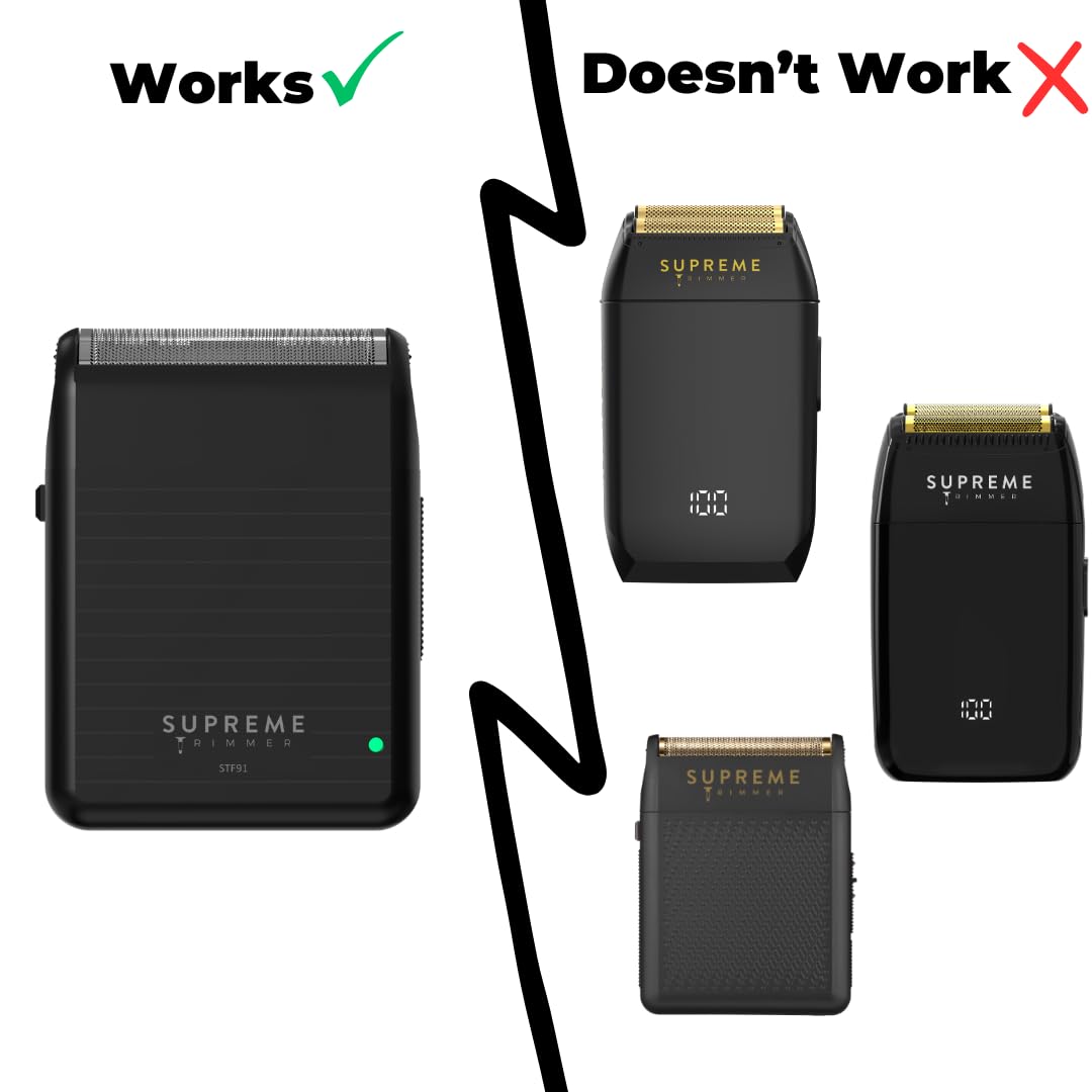 Supreme Trimmer- LÁMINA DE REPUESTO PARA AFEITADORA SOLO LiTE: Cabezal de repuesto, lámina y cortador para afeitadora de láminas SOLO LiTE STF91 de Supreme Trimmer.