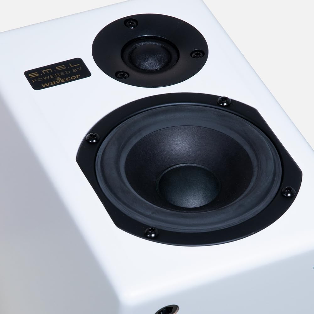 Altavoces de Estantería S.M.S.L Blanco con Controladores Wavecor Personalizados 100W