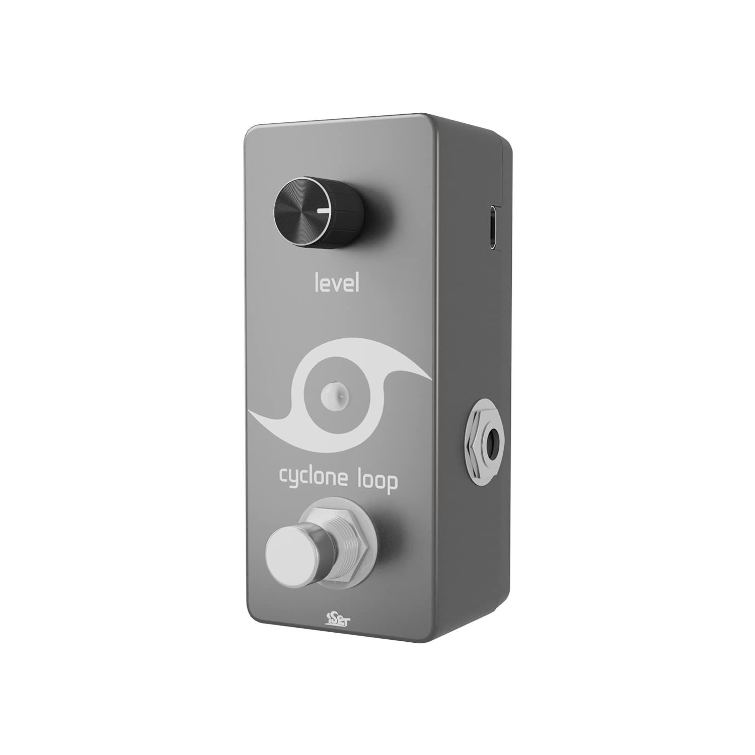 ISET Looper Effects Pedal Ciclón Bucle para Guitarra con Overdubs ilimitados y True Bypass