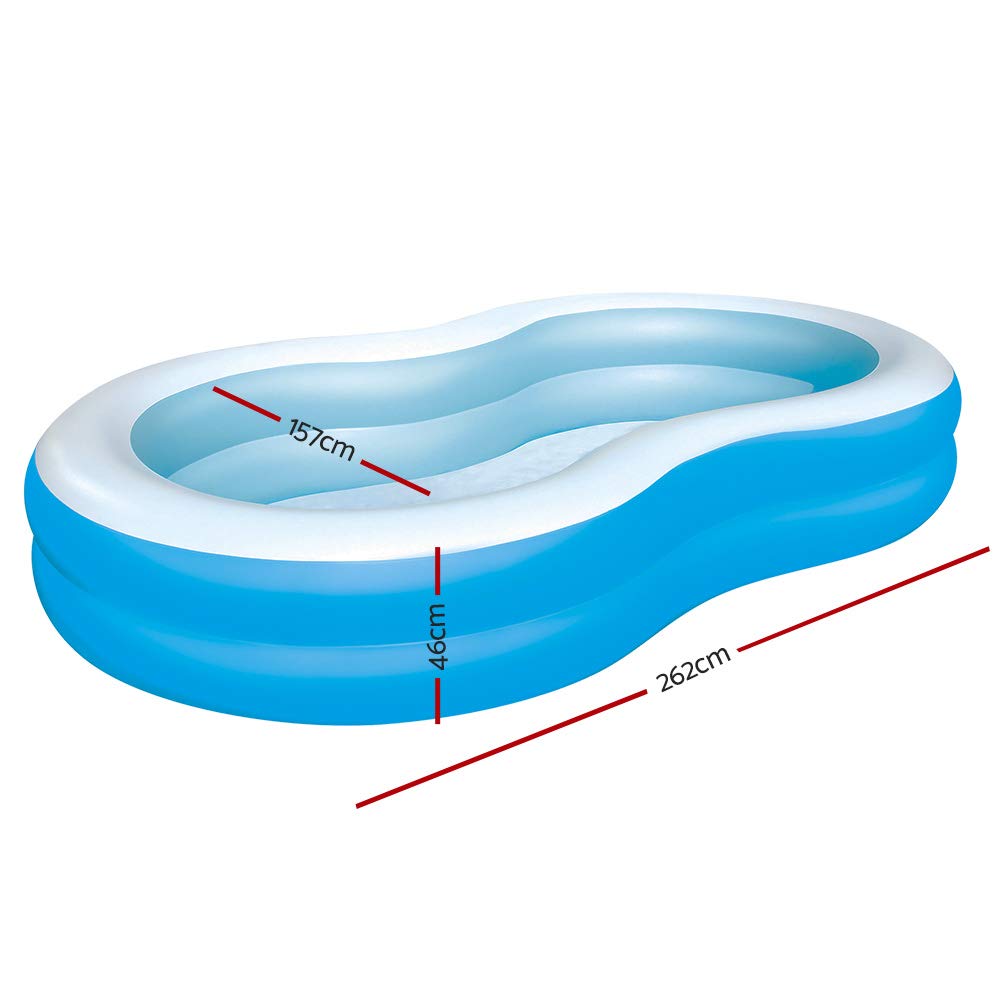 Bestway 103 x 62 x 18-Inch The Big Lagoon Family Pool by Bestway