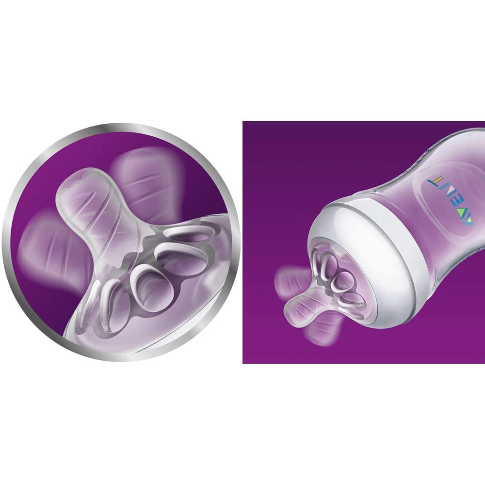 Botellas Naturales Philips Avent Rosa Paquete de 3