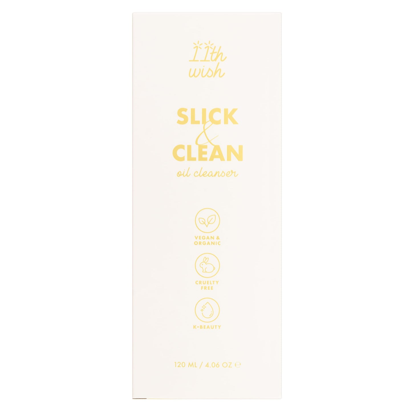 JABON LIMPIADOR DE ROSTRO COREANO BASE ACEITE SLICK&CLEAN BY 11THWISH