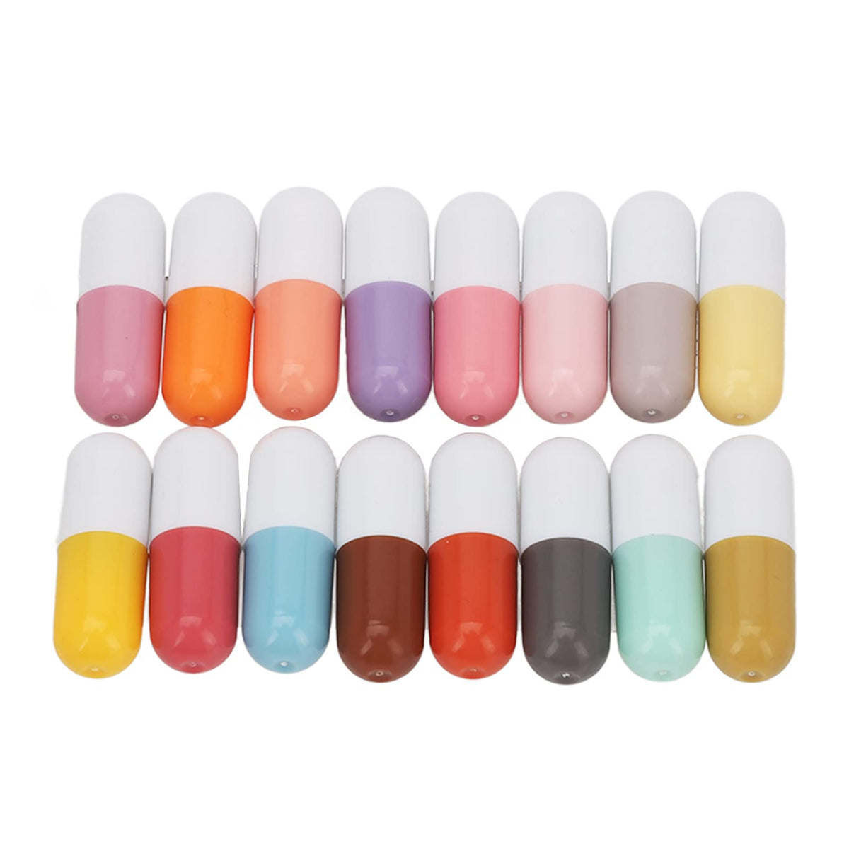 Juego de Mini Lápiz Labial de 16 Colores, Lápiz Labial Mate Resistente Al Agua de Larga Duración para Mujeres con Hidratante, Juego de Lápiz Labial en Cápsulas con Diseño Portátil