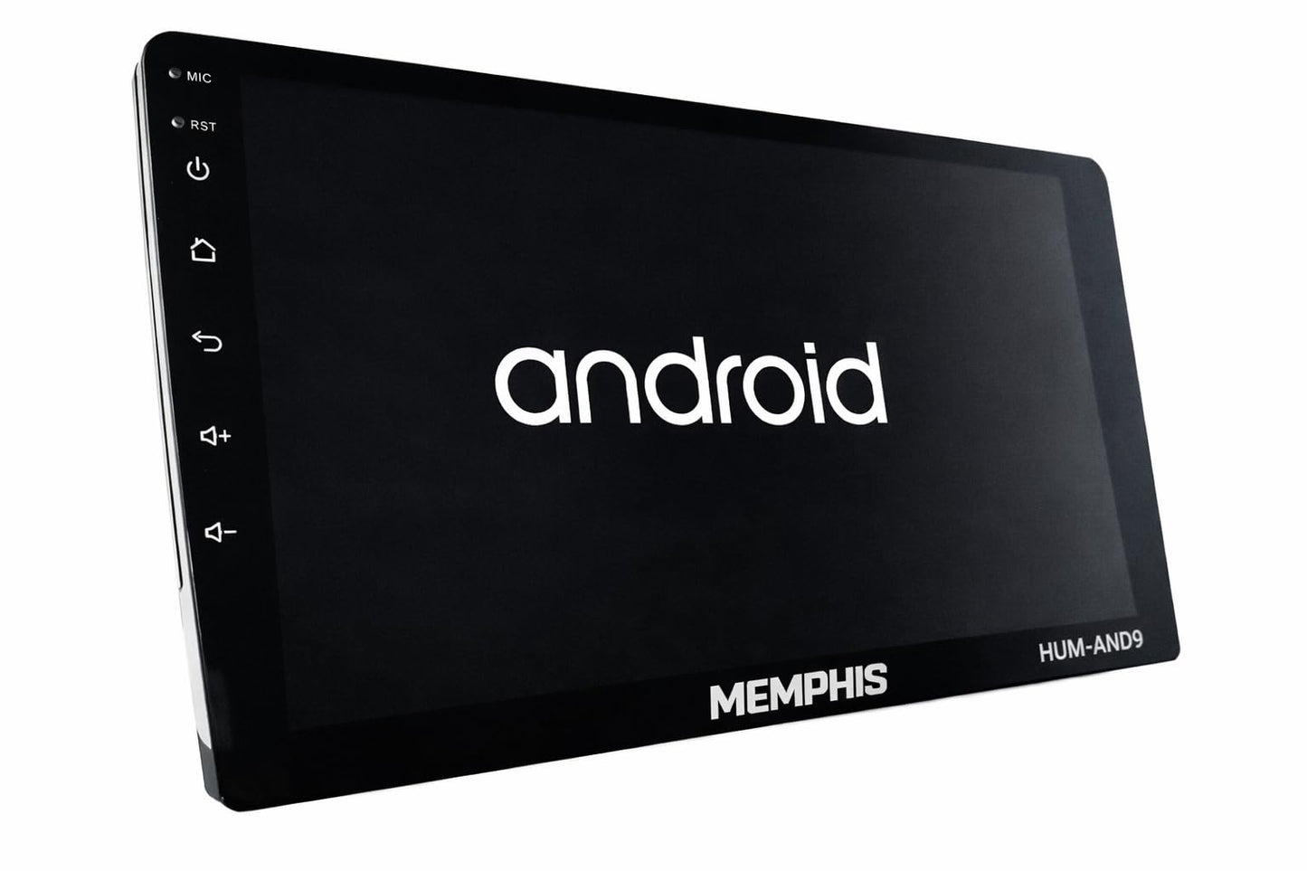 Memphis Estéreo para Auto Hum-AND9 de 9 Pulgadas, Android 11 con CarPlay y Android Auto Inalámbrico, Compatible con Cámara de Reversa, Control de Volante, Reproductor MP5 con Bluetooth, FM y GPS