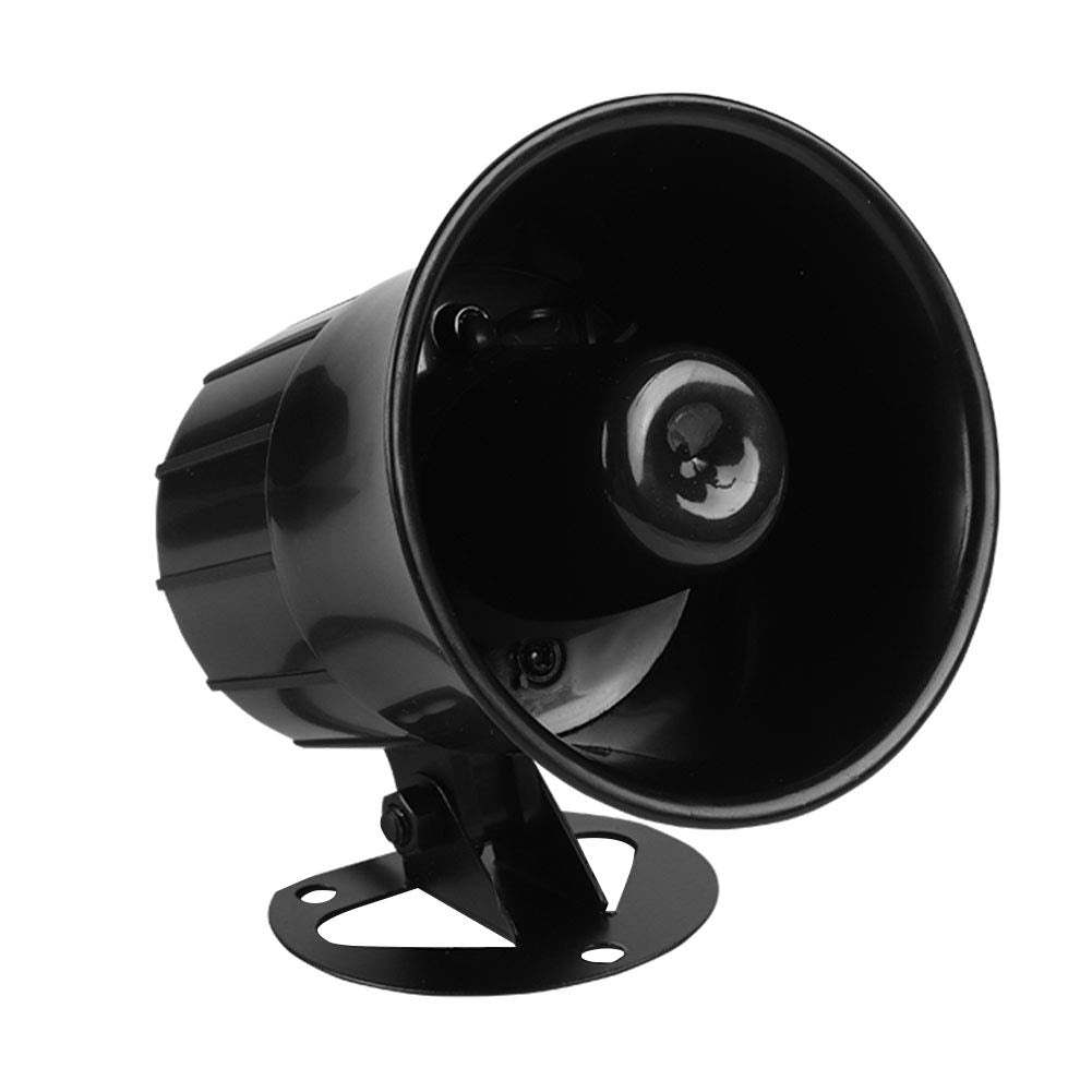 Sirena de Alarma 110 dB con Cable DC 12V para Protección de Seguridad en Hogar y Aire Libre