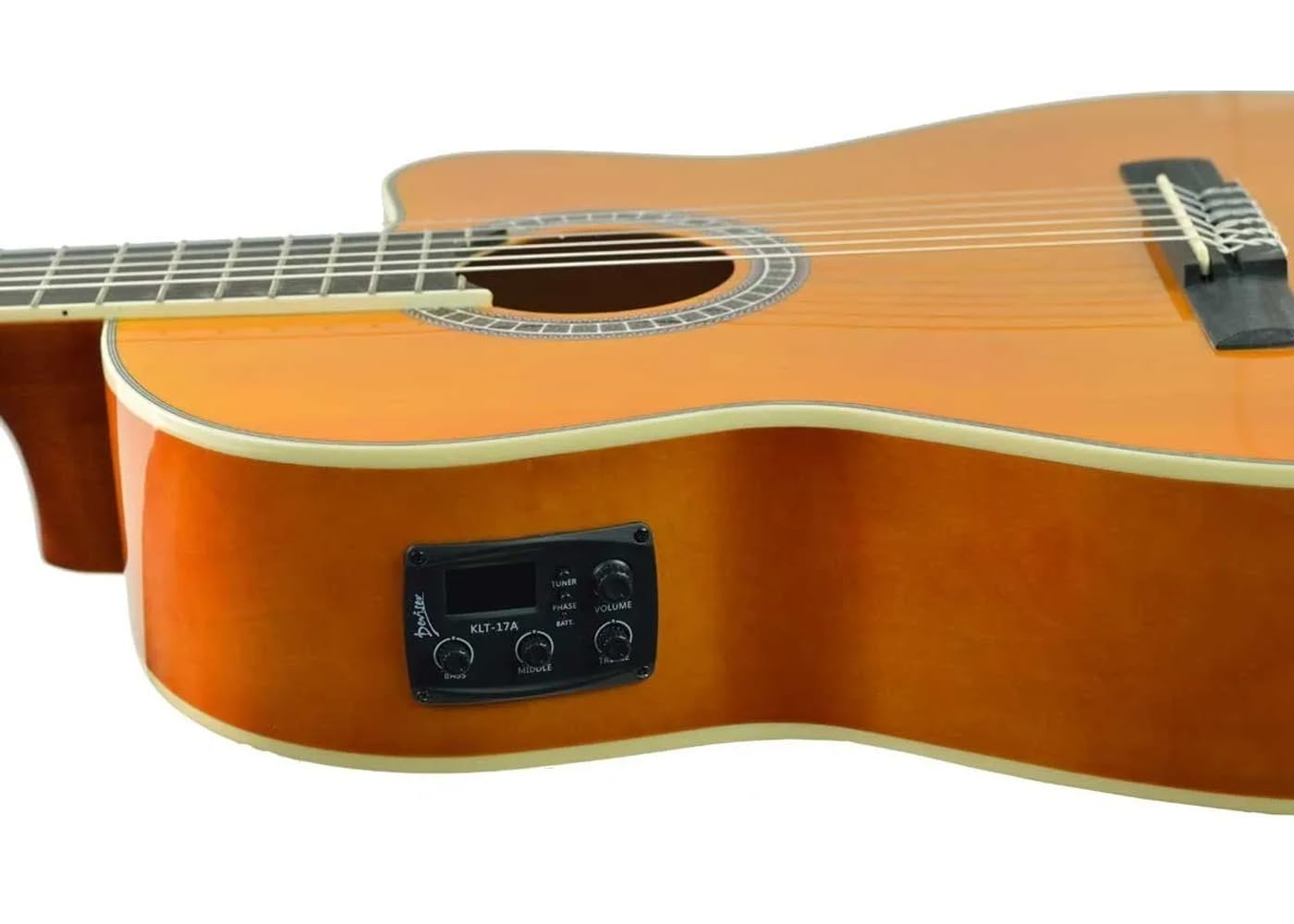 Deviser Guitarra Electroacústica Deviser L320-YN, Profesional, Funda