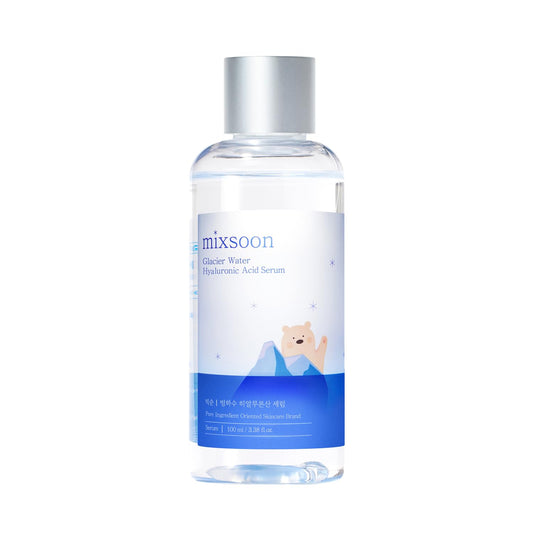 mixsoon Suero De Ácido Hialurónico Glacier Water - Reafirmante De Hidratación No Grasienta, Suero Facial Reafirmante Para Piel Radiante Y Hociada - Suero Coreano Para Piel De Vidrio -