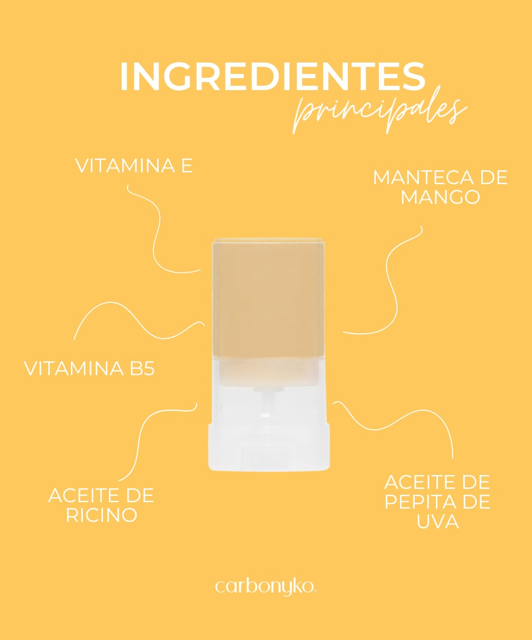 Carbonyko Bye Baby Hair Mangococo (Barra, Mangococo, Control duradero de los baby hairs, Todos los tipos)