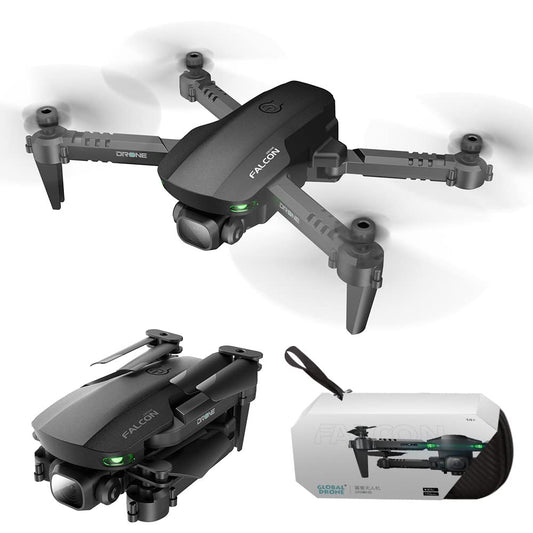 Drone Recreativo Nueva Generación Dron Doble Cámara para Selfie Transmisión en Vivo Hasta 7 min de Vuelo Compatible con iOS y Android