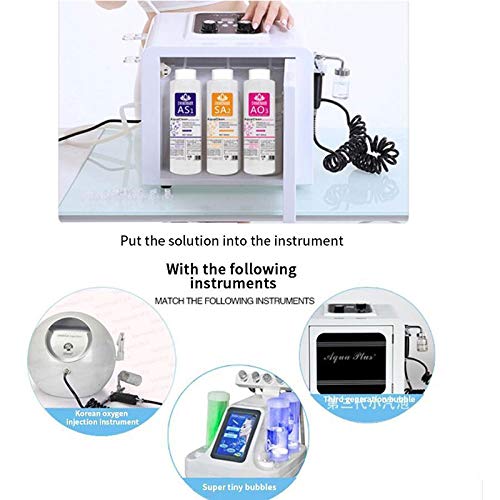 Premium Salon Professional Dermoabrasión Facial Soluciones Especiales Cuidado de la Piel Aqua Peeling Serum Limpiador Facial Líquido para Hidra Dermoabrasión Facial Máquina 400ml (3 botellas)