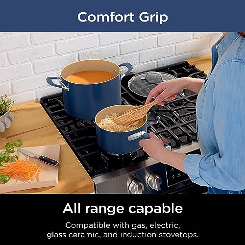 Juego de Utensilios de Cocina Ninja Cerámica Larga Duración para Horno y Lavaplatos