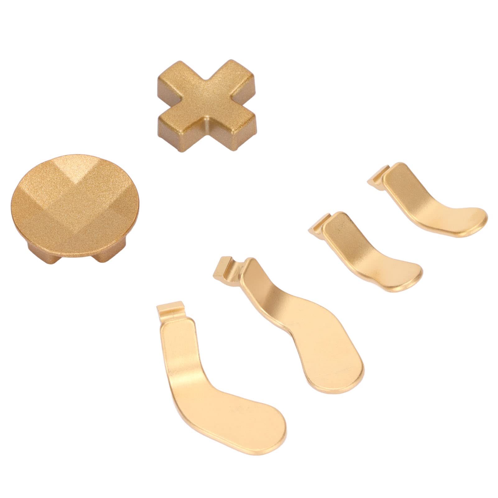 Almohadillas y Paletas de Metal ASHATA Dorado Intercambiables para One Elite Series 2