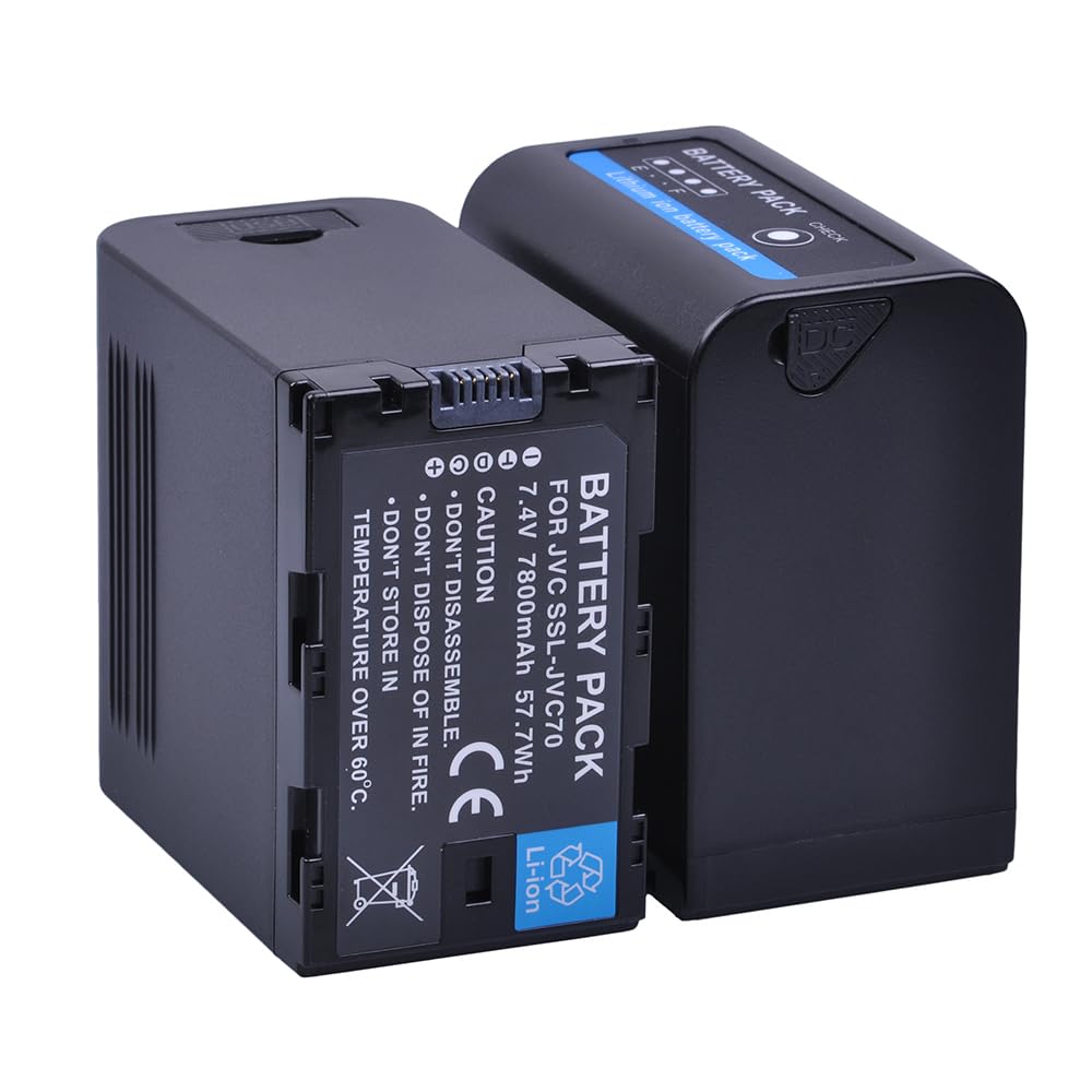 Pilas de Repuesto PowerTrust SSL-JVC70 JVC70 para Videocámara JVC