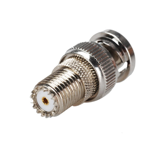 Adaptador Coaxial RF DHT Electronics BNC Macho Mini-UHF Hembra Conector