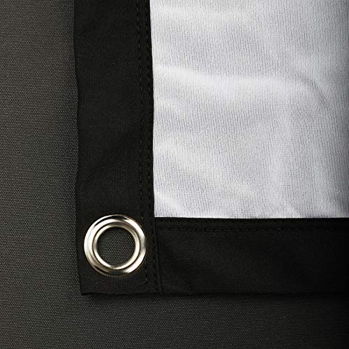 visualización de proyección Trasera holográfica de 60 x 106 Pulgadas, con Montaje Plegable y portátil, Antiarrugas para proyección de Interior de Doble Cara, para proyectar Videos de Halloween, Noche