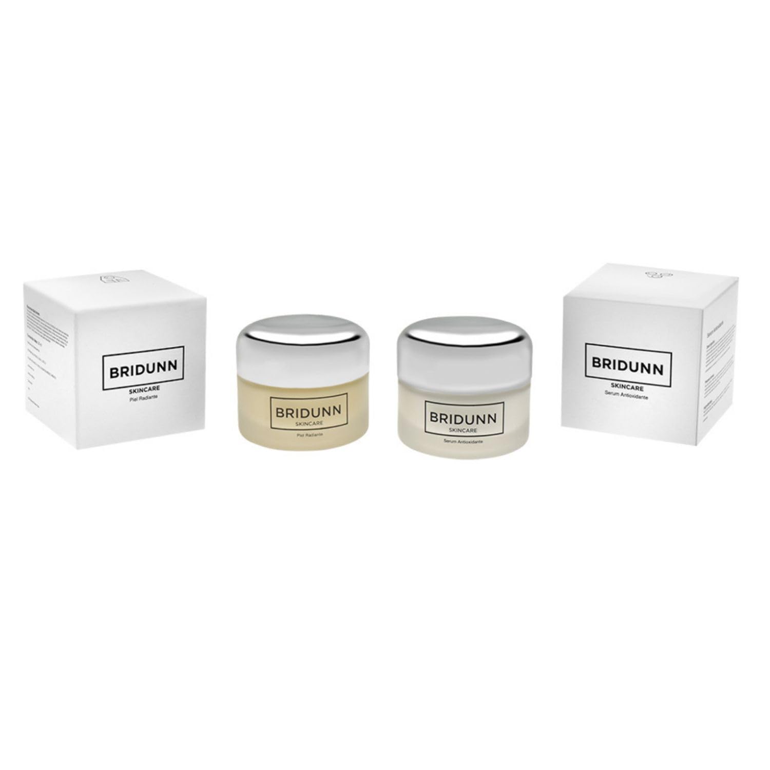 BRIDUNN SKINCARE KIT - Conjunto Suero Piel Radiante: Crema Facial Despigmentante quitamanchas y Suero Antioxidante con Karité | Elimina Manchas, Aclara el Tono y Previene el Envejecimiento | Natural y Libre de Químicos, para Todo Tipo de Piel