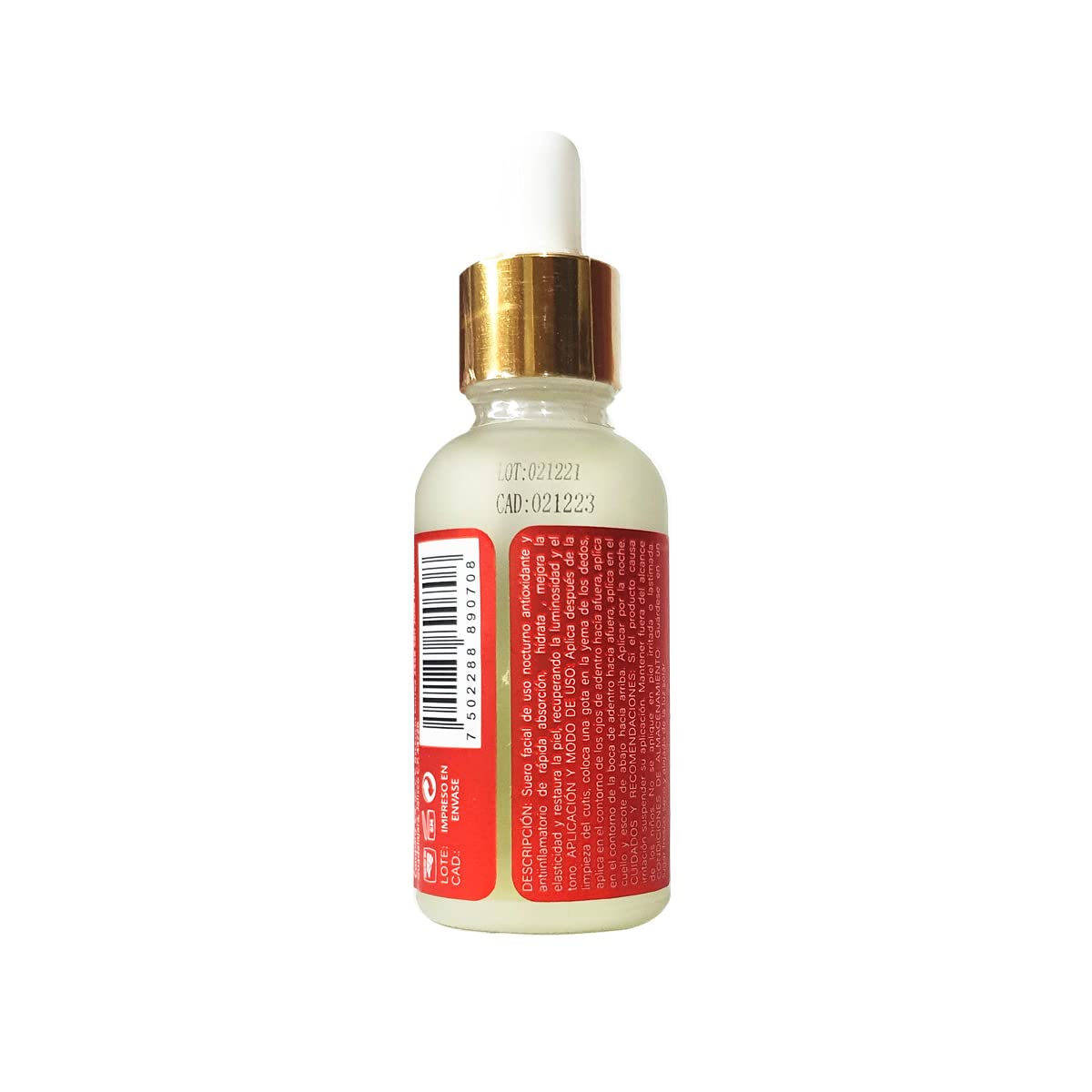 Serum Facial Retinol Y Acido Hialuronico Con Vitamina E Bena