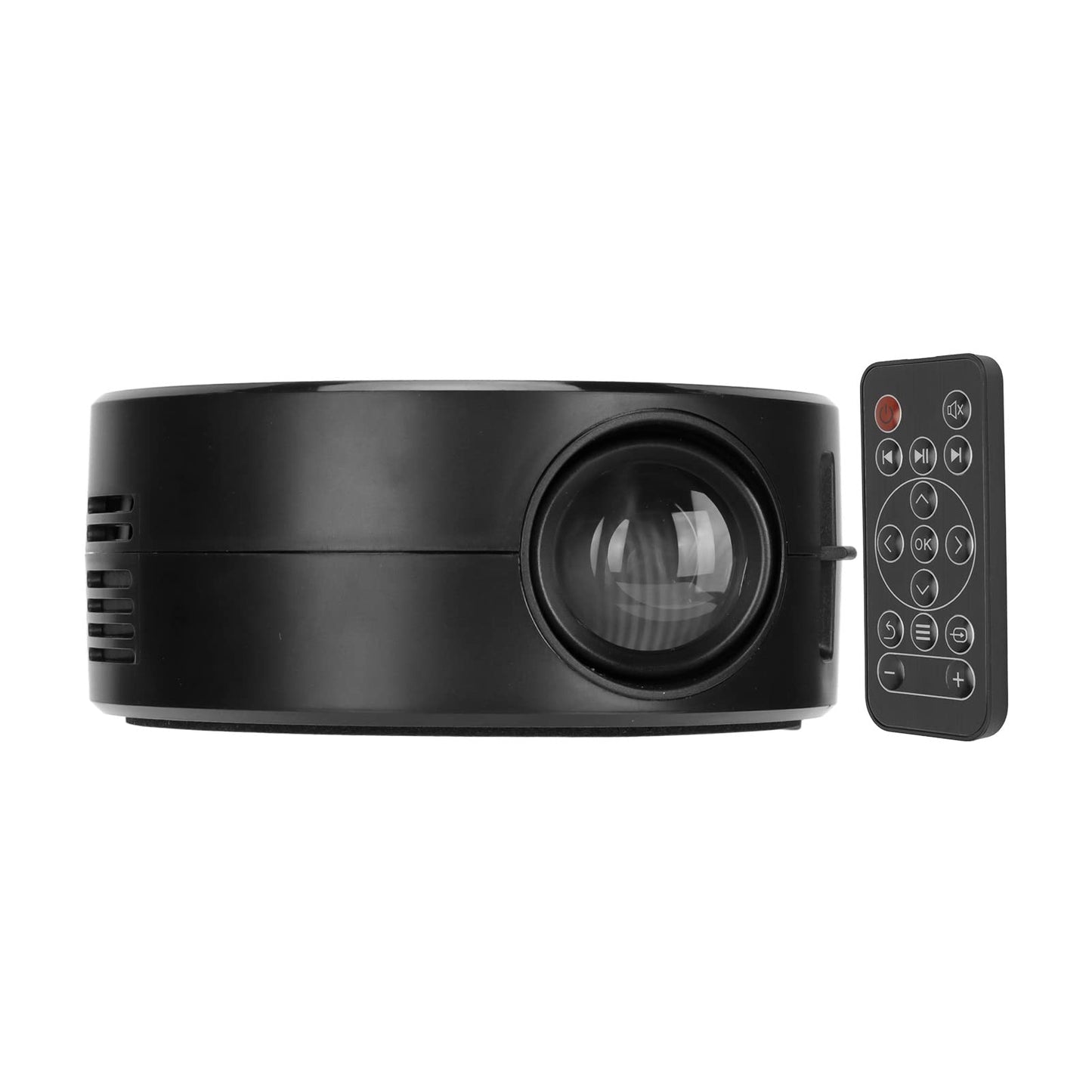 Hilitand Mini 1080P, de Películas Portátil con Interfaz Enriquecida y Altavoz Incorporado de Cine en Casa Portátil Al Aire Libre para Teléfono Inteligente