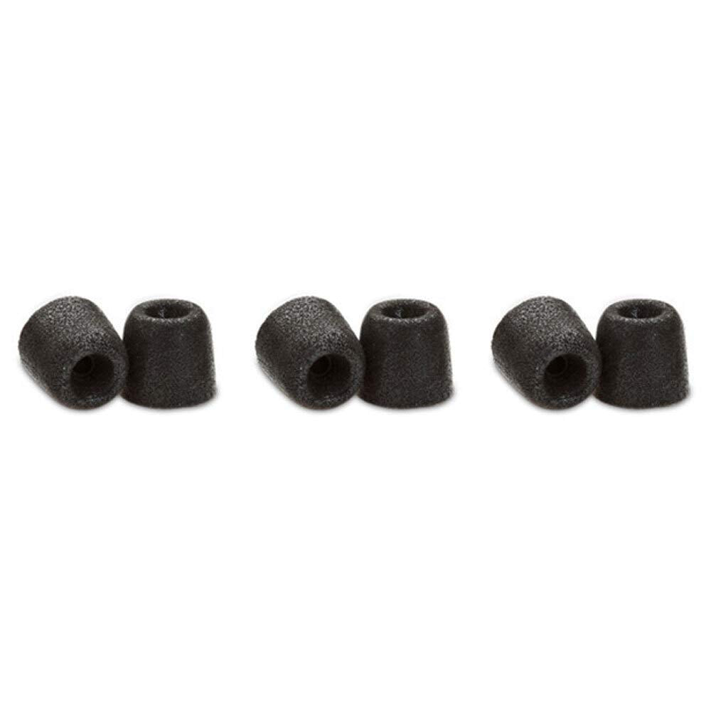 Comply T-400 Isolation Earphone Tips (Black, 3 Pairs, Large)