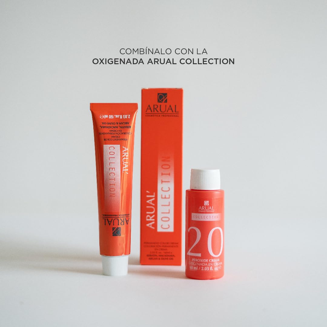 Arual - Cosmetica Profesional Arual Tinte # 6.81 Rubio Oscuro Marron Ceniza, 08 kilograms, 60 mililitro