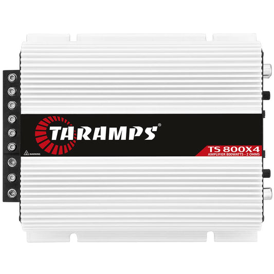 Amplificador de Sonido Taramps TS 800x4 4 Canales 2 Ohmios 800 W RMS para Auto