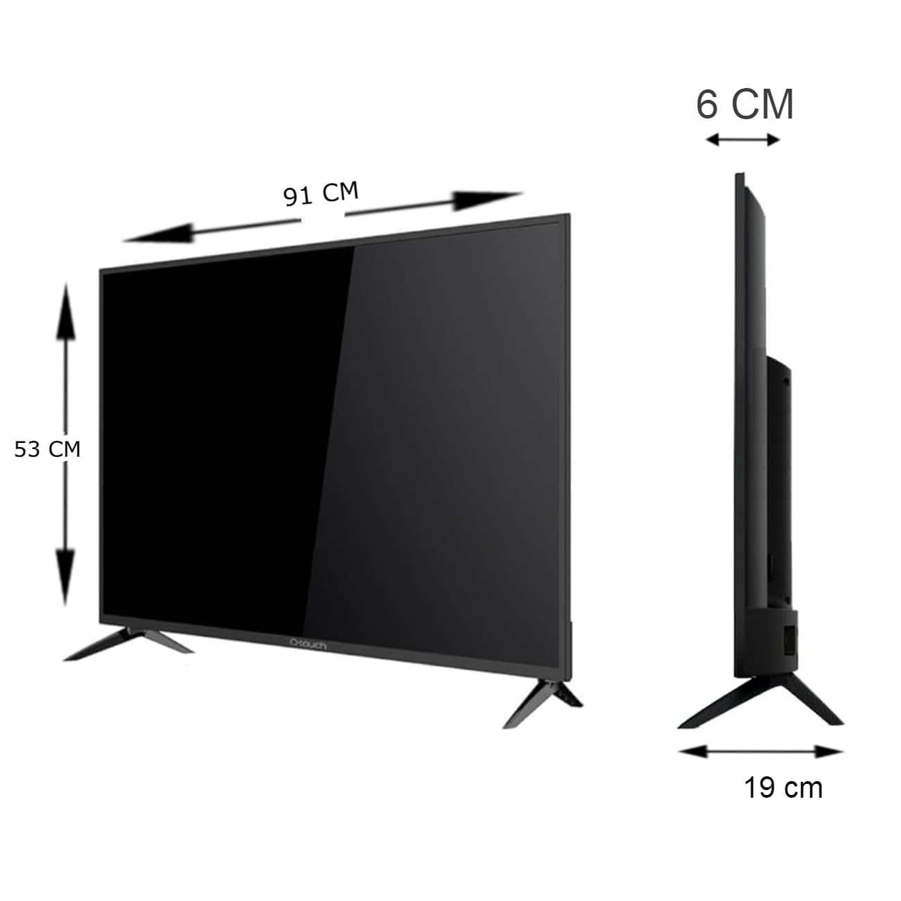 Smart TV Q-Touch 40 Pulgadas HD Android LED WiFi Netflix Youtube