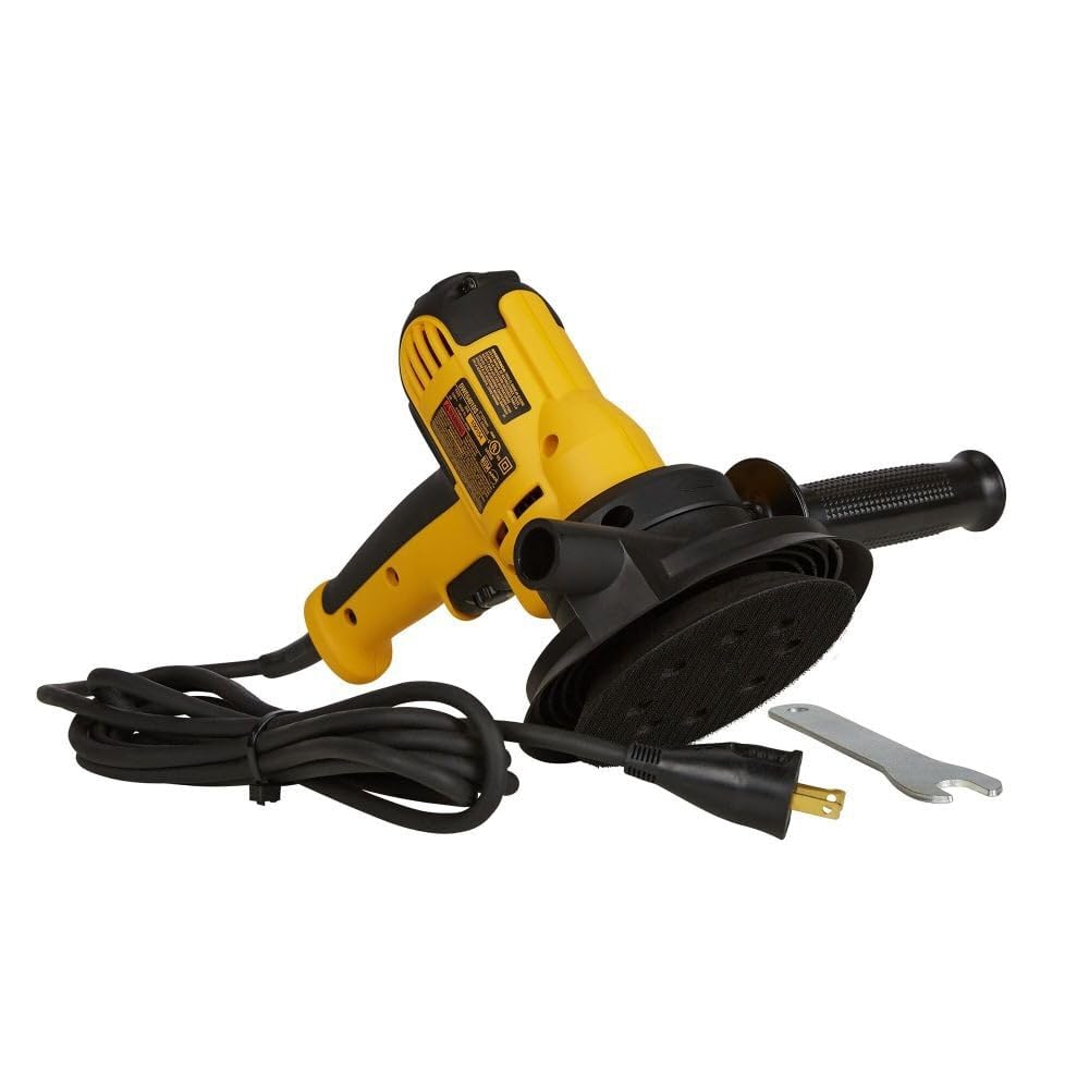 Dewalt DWE6401DS - Lijadora de velocidad variable con disco de 12.7 cm y cubierta para polvo