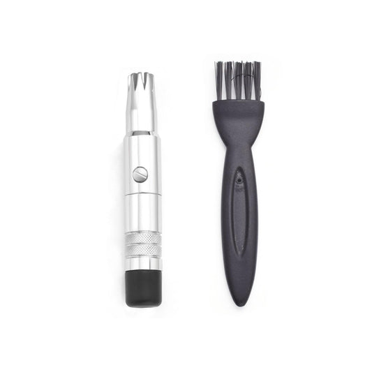 Recortadora Manual de Pelo Motanar Negro Impermeable para Nariz y Orejas de Acero Inoxidable para Hombre y Mujer