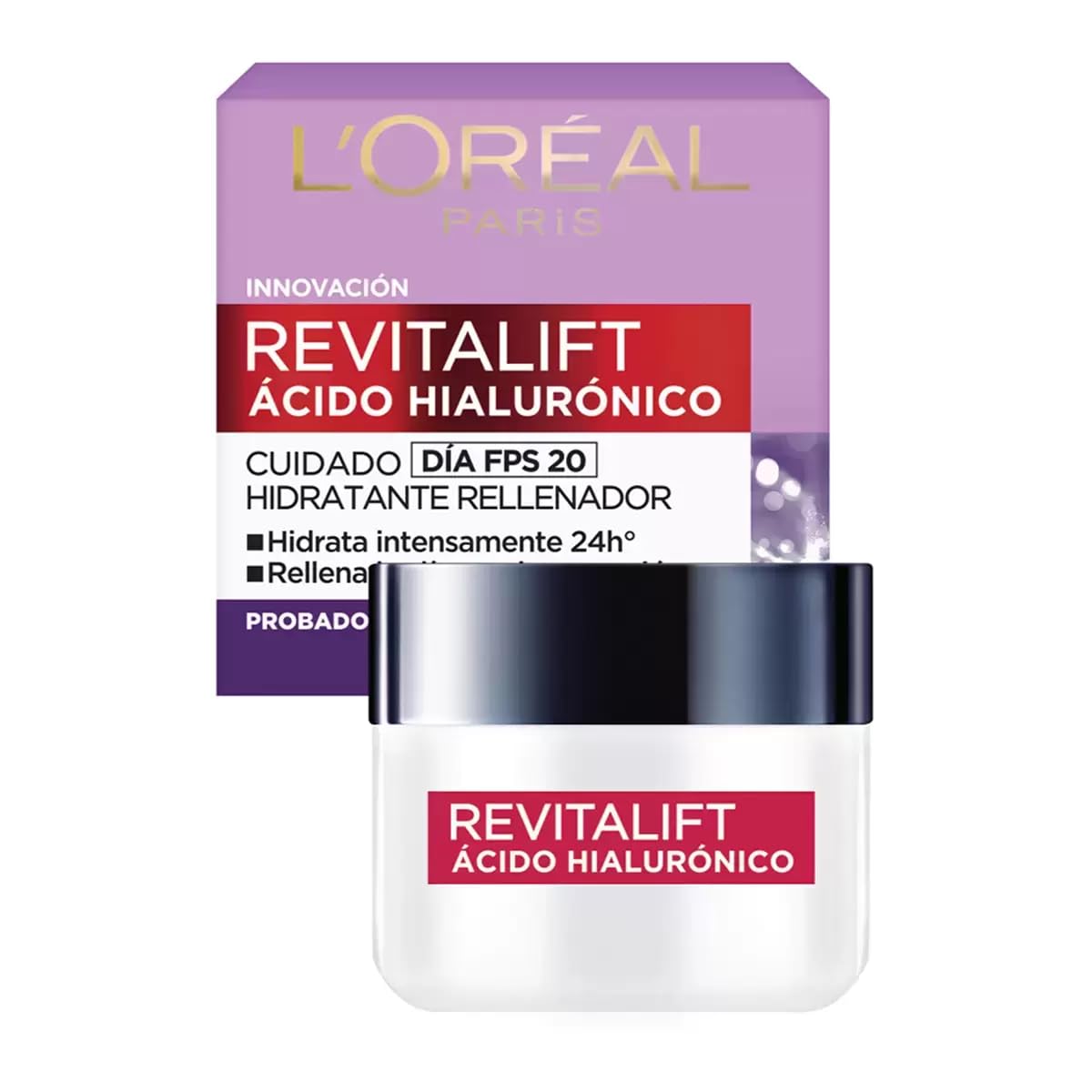 L'Oreal Paris, Revitalift, Ácido Hialurónico, 2 Pack.