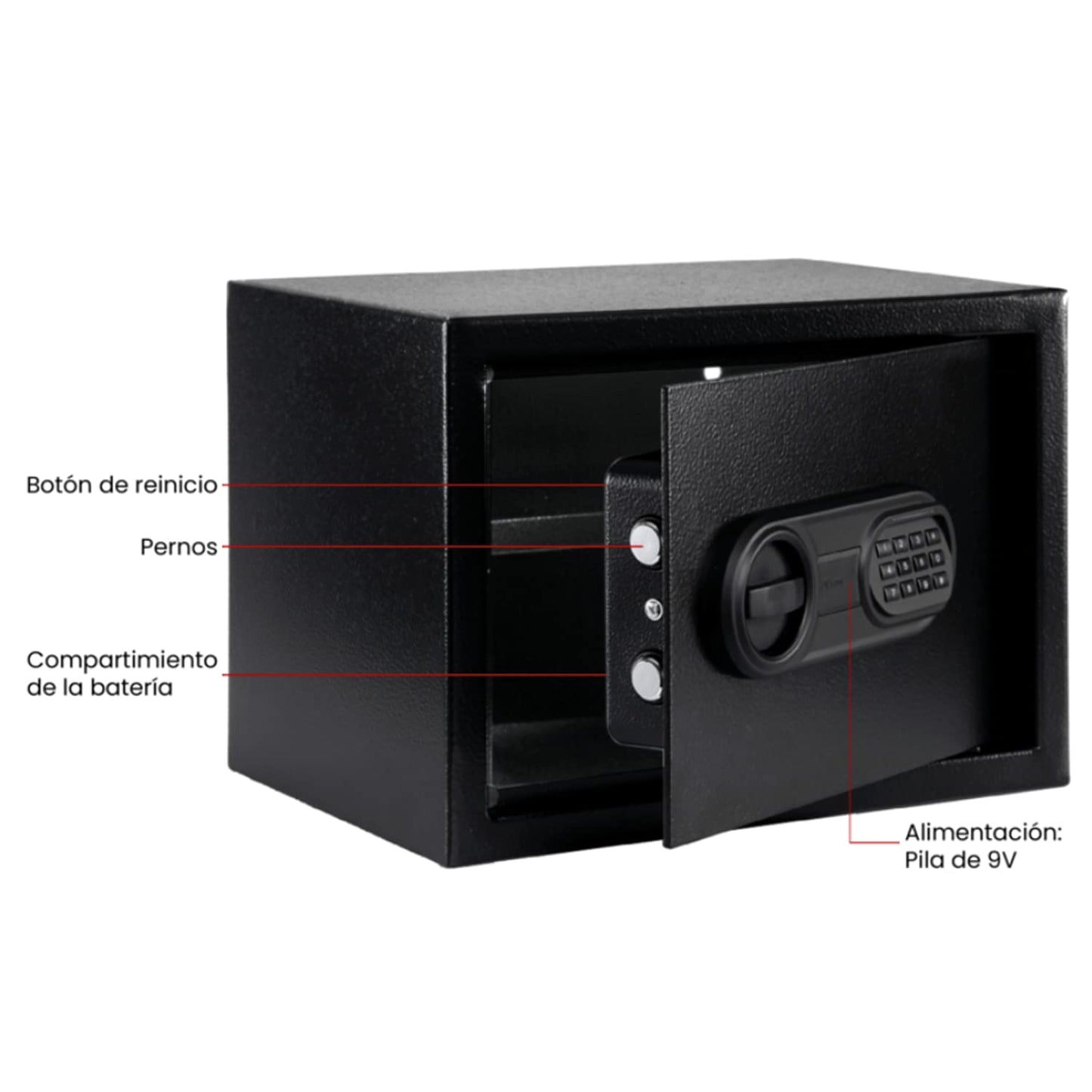 Kishnell | Caja Fuerte Seguridad Electrónica Con Luz Sauer 25EIS
