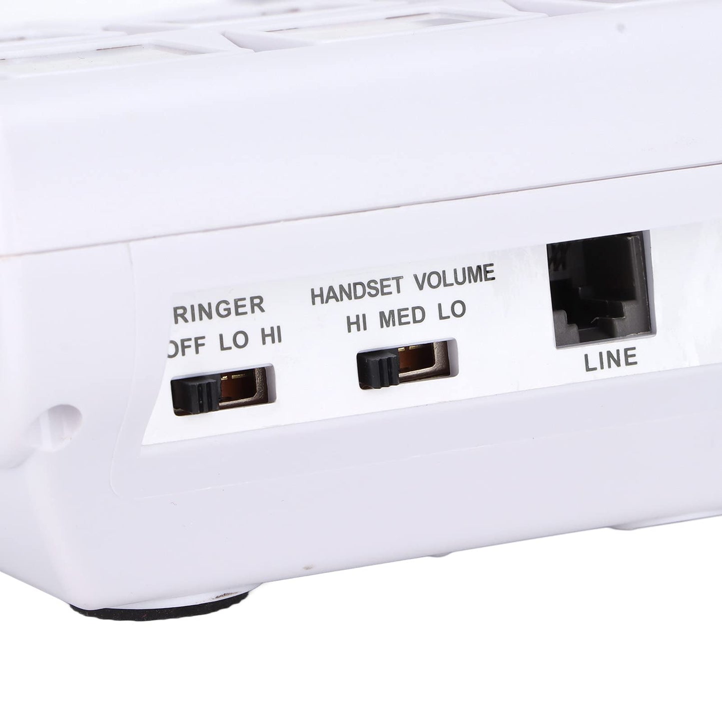 fansheng Teléfonos de Botones Grandes para Personas Mayores, con Discapacidad Auditiva, Teléfono Fijo con Cable Y Tonos de Llamada Súper Fuertes para Hogar, Teléfono de Escritorio con Cable