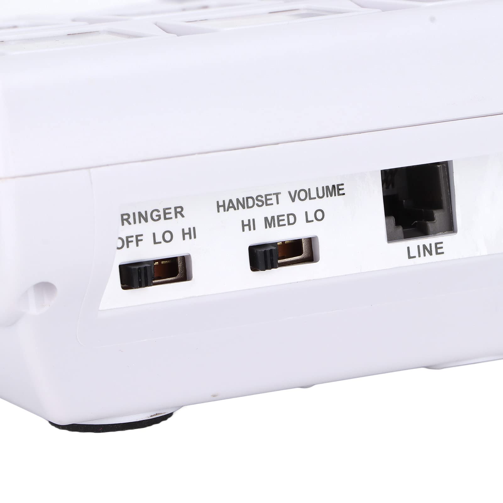 fansheng Teléfonos de Botones Grandes para Personas Mayores, con Discapacidad Auditiva, Teléfono Fijo con Cable Y Tonos de Llamada Súper Fuertes para Hogar, Teléfono de Escritorio con Cable