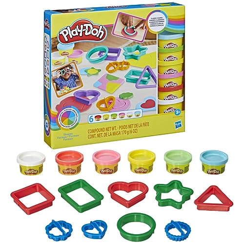Kit de Manualidades Play-Doh Formas Multicolor con Compuesto de Modelado y Accesorios para Niños y Niñas
