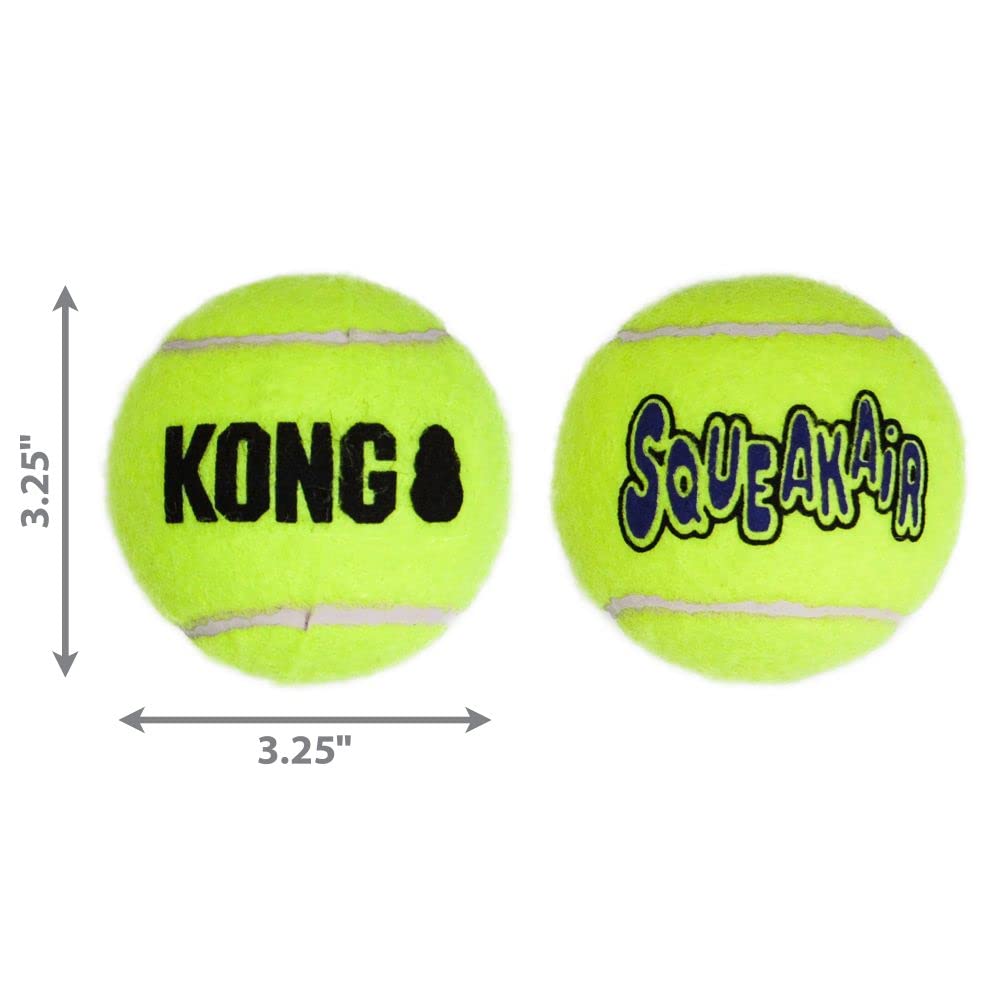 Kong Squeakair Ball, Color Amarillo, Grande