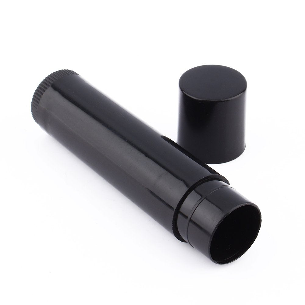 Bálsamo Labial Mini ZJchao Negro 100 Piezas Tubo de Viaje DIY
