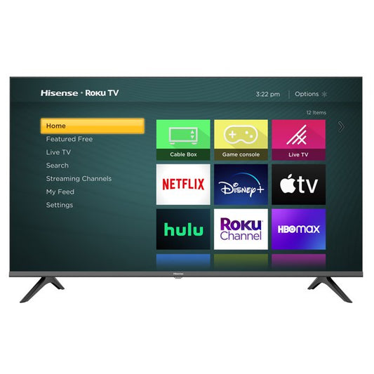 Hisense Television de 40 Pulgadas Serie H Pantalla LED HD Smart Roku TV con HDR HDMI USB Frecuencia de Actualización 60 Hz Funciona com Asistente Google (Reacondicionado)