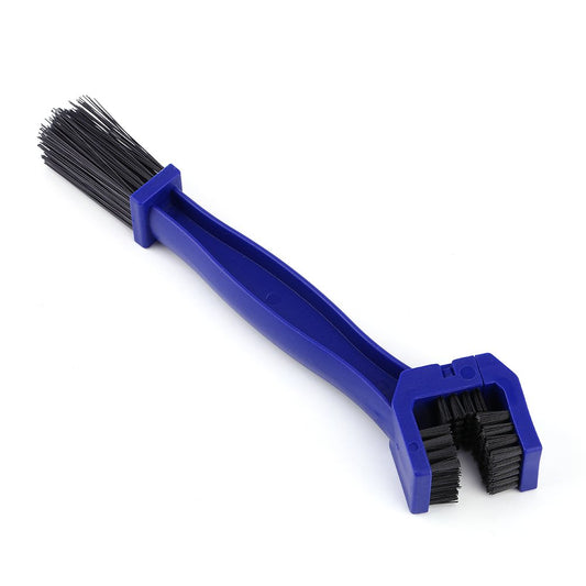 Cepillo de limpieza de cadenas, Aramox Limpiador de cadenas de motocicletas y bicicletas Cepillo de limpieza Freno de ciclo Herramienta para quitar suciedad Nylon + Plástico Azul cepillo del limpiador de cadena Kit de