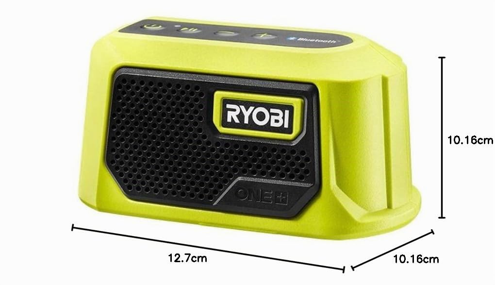 Altavoz Bluetooth Compacto Ryobi One+ 18V Inalámbrico