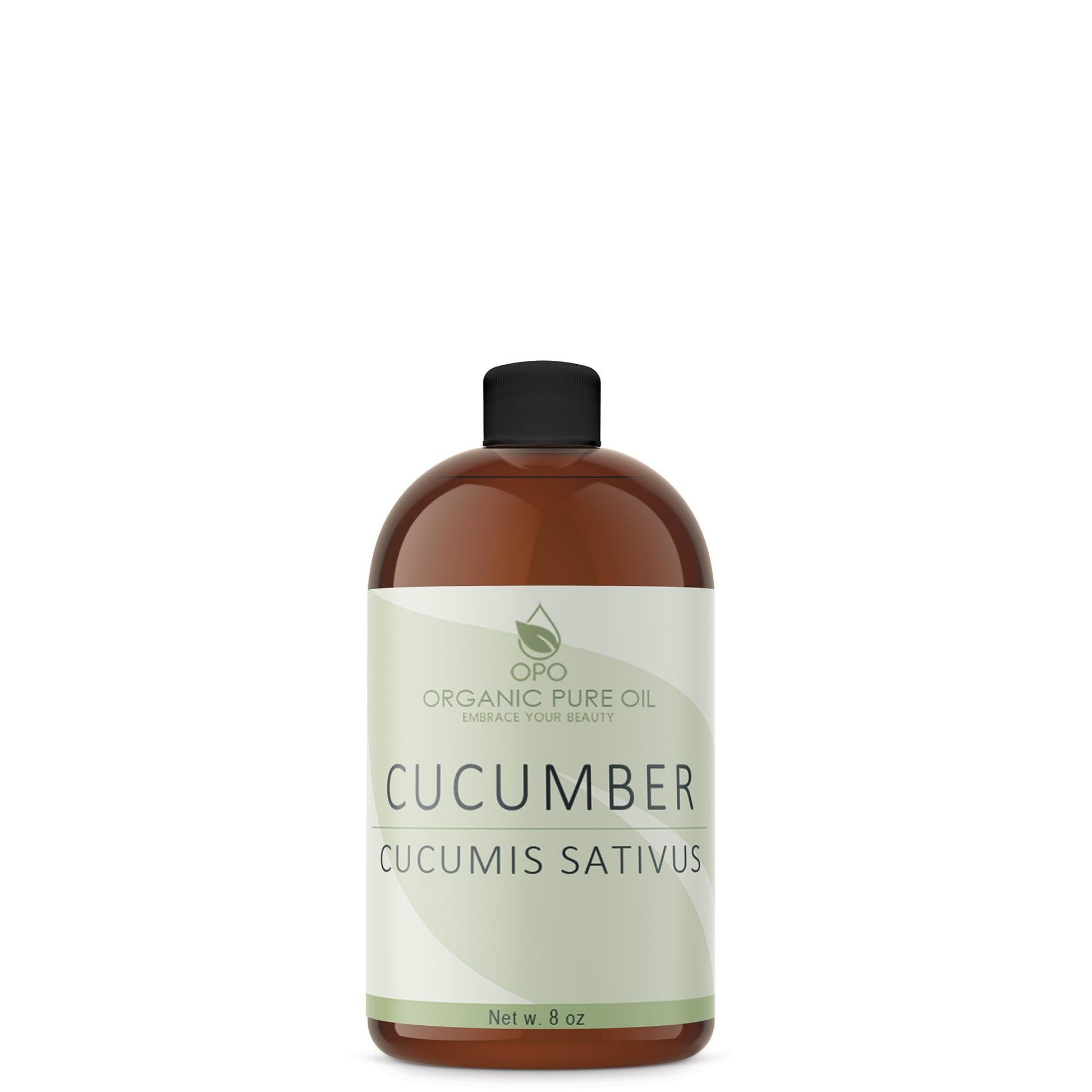 OPO Cucumber Seed Oil - 8 oz - 100% Pure, Unrefined, Cold Pressed, Non-GMO, Hexane-Free, Vegan Carrier Oil for Skin, Hair, Nails, Body, Face & More - Hydrating, Nourishing, Skin Rejuvenating#